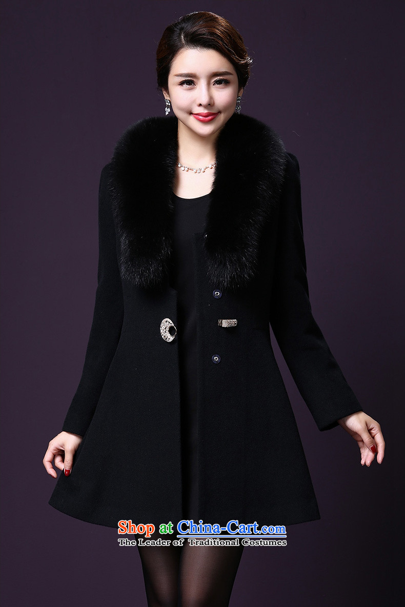 The Multimedia Room 2015 Is skirt coats female Korean winter thick new larger gross? 