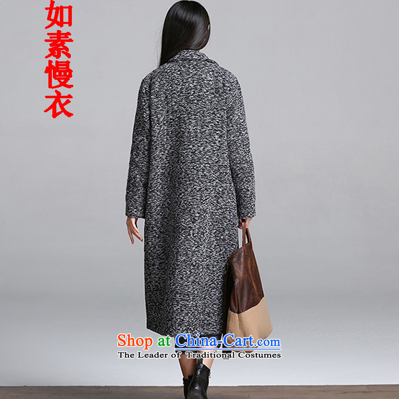 If so slow yi arts van coats, wool? long thick tweed a retro detained women large gray are Code 4661 jacket, such as the slow so Yi shopping on the Internet has been pressed.