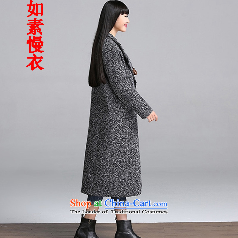If so slow yi arts van coats, wool? long thick tweed a retro detained women large gray are Code 4661 jacket, such as the slow so Yi shopping on the Internet has been pressed.