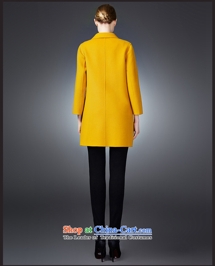 2015 winter Princess Hsichih maxchic is simple and stylish, double-suit for double-side wool coat jacket 22782? Yellow M picture, prices, brand platters! The elections are supplied in the national character of distribution, so action, buy now enjoy more preferential! As soon as possible.