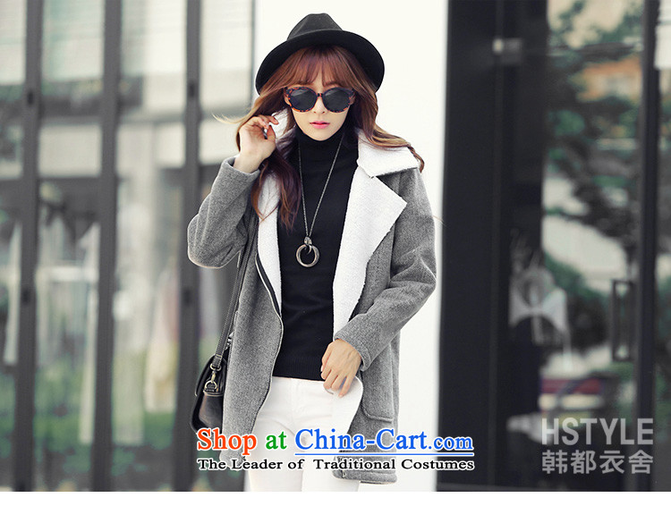 Korea has the Korean version of the Dag Hammarskjöld yi 2015 Autumn new carbon for women in the new trendy youth long long-sleeved jacket is 