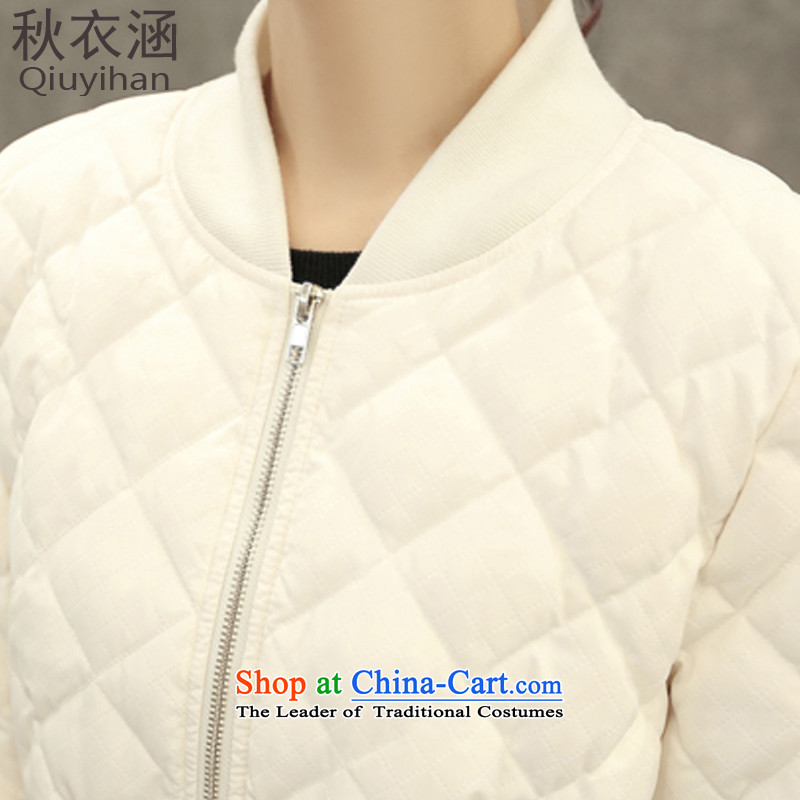 Adam Cheng Yi covered by 2015 winter new larger in the thick of the Argyle Cotton coat feather thin graphics jacket or 5,698 by female m White M fall covered by Yi shopping on the Internet has been pressed.