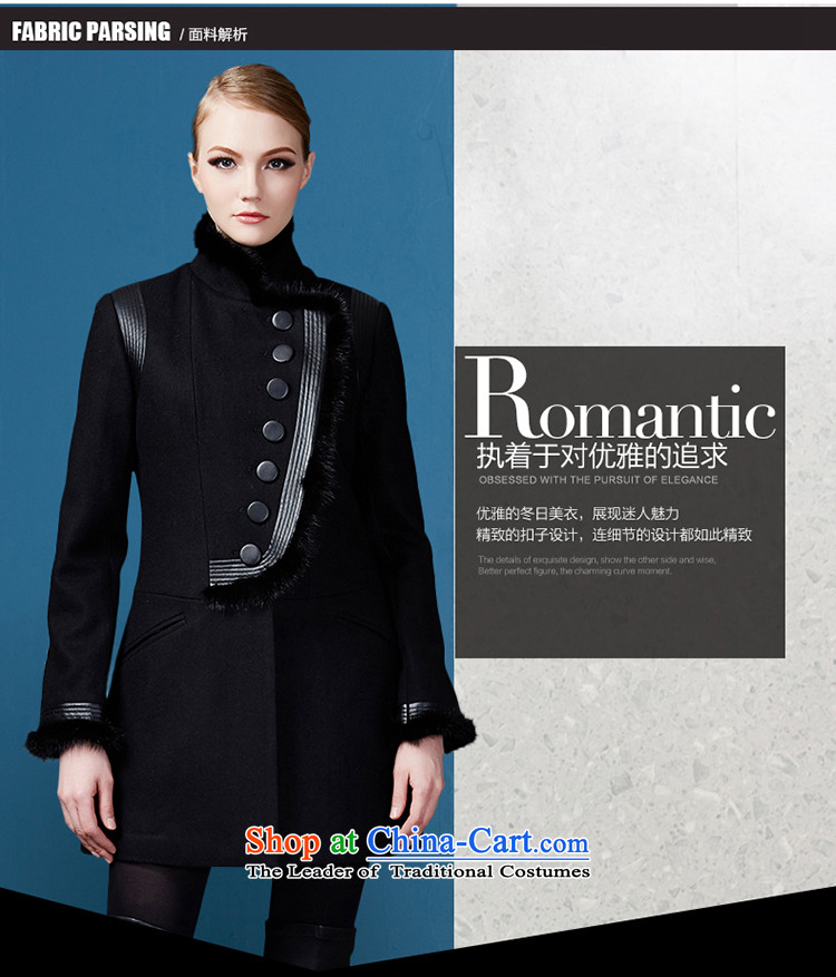 2015 winter Princess Hsichih maxchic modern ramp flap 6 tie spelling of water Sable Hair long wool coat? 22722 black L picture, prices, brand platters! The elections are supplied in the national character of distribution, so action, buy now enjoy more preferential! As soon as possible.