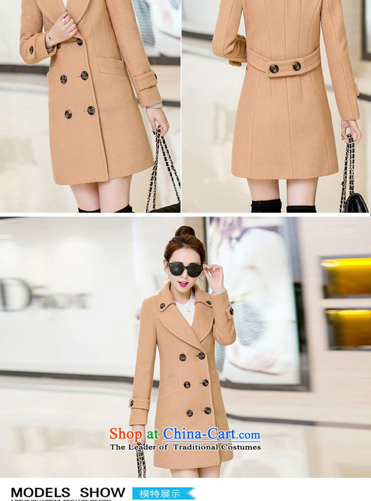 Blue Zebina  2015 autumn and winter new Korean gross? coats that long hair? jacket women Sau San 1688 wine red XL Photo, prices, brand platters! The elections are supplied in the national character of distribution, so action, buy now enjoy more preferential! As soon as possible.