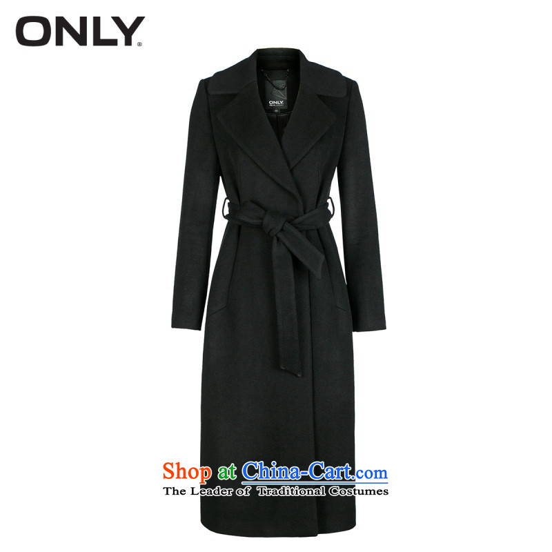 Only2016 spring new products with tether decorated wool Sau San coats female E|11616u001 gross? 010 Black (Copenhagen Declaration of /black 175/92A/XL,ONLY group) , , , shopping on the Internet