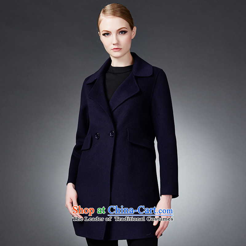 2015 winter Princess Hsichih maxchic counters genuine fashion, double-double-side wool coat female 22842? blue , L, Princess (maxchic Hsichih shopping on the Internet has been pressed.)