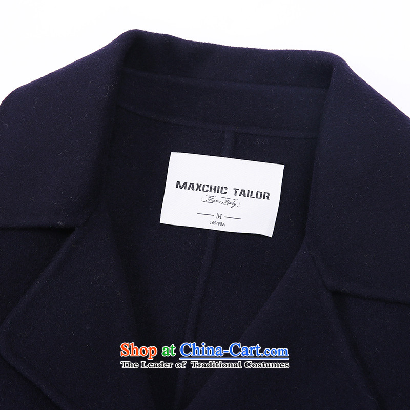 2015 winter Princess Hsichih maxchic counters genuine fashion, double-double-side wool coat female 22842? blue , L, Princess (maxchic Hsichih shopping on the Internet has been pressed.)