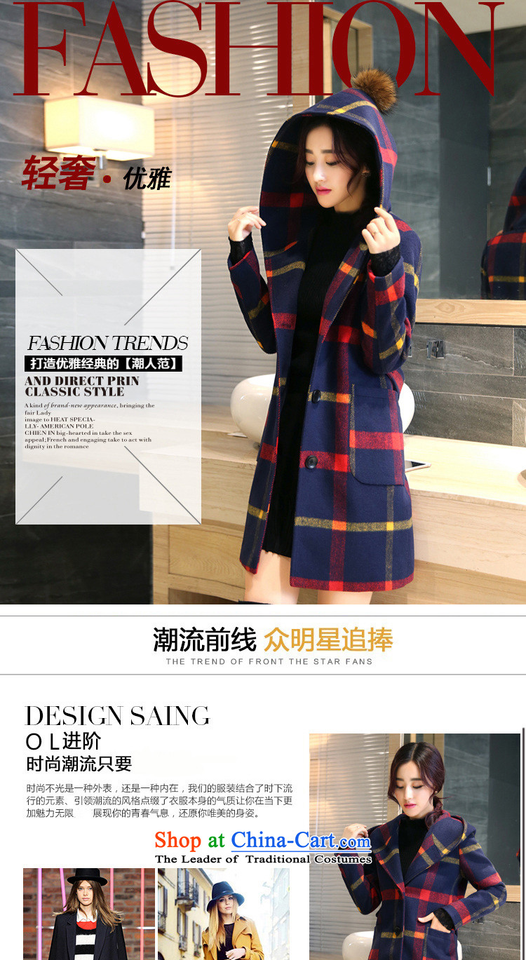 Scented Winter 2015 new elegant grid with cap jacket coat V1833 gross? Red and Yellow Tartan XXL picture, prices, brand platters! The elections are supplied in the national character of distribution, so action, buy now enjoy more preferential! As soon as possible.