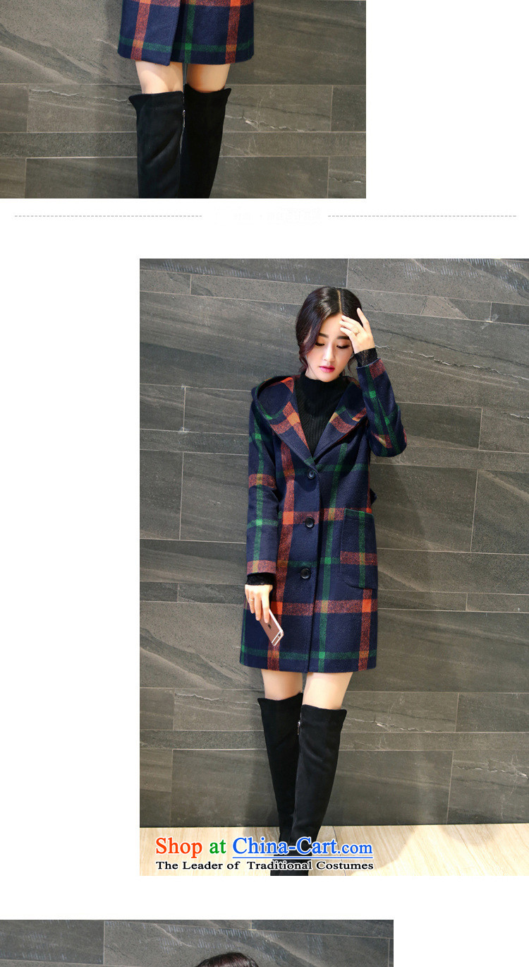 The YOYO optimization with 2015 Winter New elegant grid with cap jacket coat V1833 gross? Red and Yellow Tartan XL Photo, prices, brand platters! The elections are supplied in the national character of distribution, so action, buy now enjoy more preferential! As soon as possible.