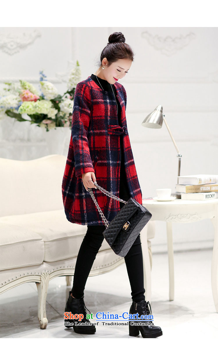 The interpolator Angel 2015 a wool coat female winter new women in Korean long latticed gross coats that long? What gross jacket female Red Grid M picture, prices, brand platters! The elections are supplied in the national character of distribution, so action, buy now enjoy more preferential! As soon as possible.