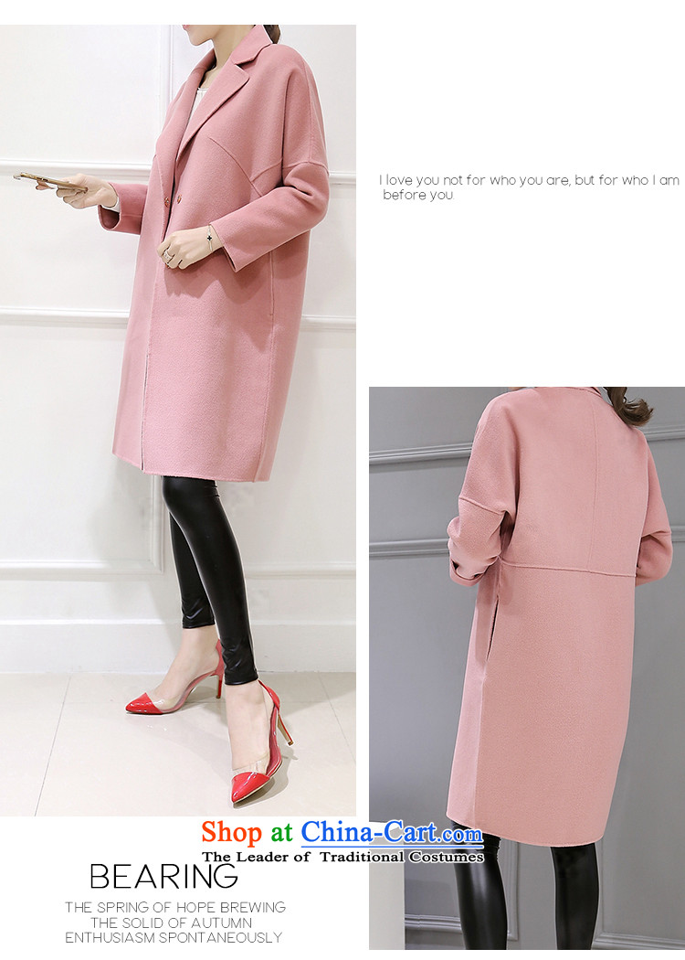 Carleen gross coats female 2015 Winter? the new Korean version of Sau San Mao jacket female winter regret? pink M picture, prices, brand platters! The elections are supplied in the national character of distribution, so action, buy now enjoy more preferential! As soon as possible.