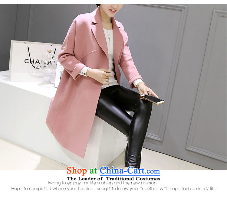 Carleen gross coats female 2015 Winter? the new Korean version of Sau San Mao jacket female winter regret? pink M picture, prices, brand platters! The elections are supplied in the national character of distribution, so action, buy now enjoy more preferential! As soon as possible.