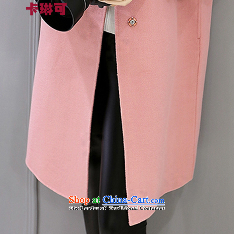 Carleen gross coats female 2015 Winter? the new Korean version of Sau San Mao jacket female winter regret? pink M, Karin can be , , , shopping on the Internet