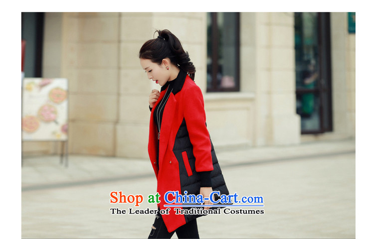 Wooden Geun-hye in long stitching cotton coat gross 336 red M/160(84a) coat? Picture, prices, brand platters! The elections are supplied in the national character of distribution, so action, buy now enjoy more preferential! As soon as possible.