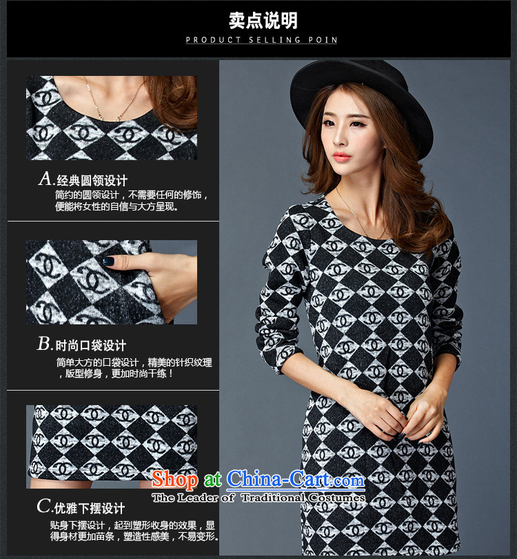 The interpolator auspicious xl women 2015 Fall/Winter Collections new thick mm video plus thin lint-free long-sleeved forming the thick latticed dresses W2086 3XL black picture, prices, brand platters! The elections are supplied in the national character of distribution, so action, buy now enjoy more preferential! As soon as possible.