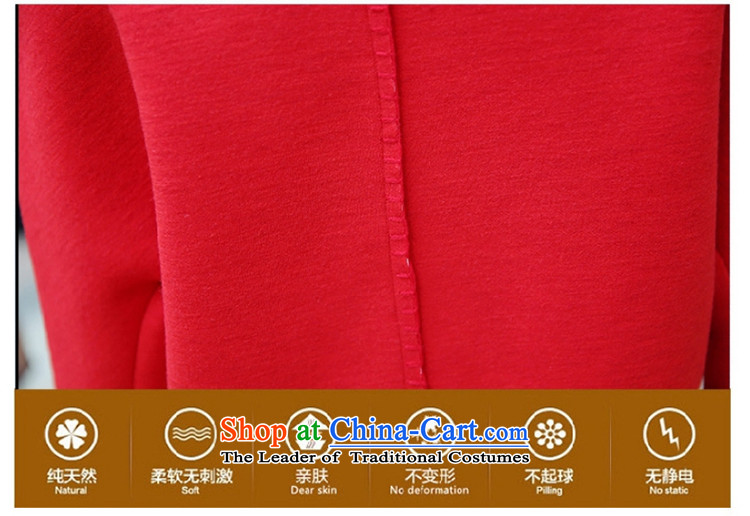Wooden Geun-hye autumn and winter version korea long hair? V-Neck Jacket coat female red M/160(84a) 295 pictures, prices, brand platters! The elections are supplied in the national character of distribution, so action, buy now enjoy more preferential! As soon as possible.