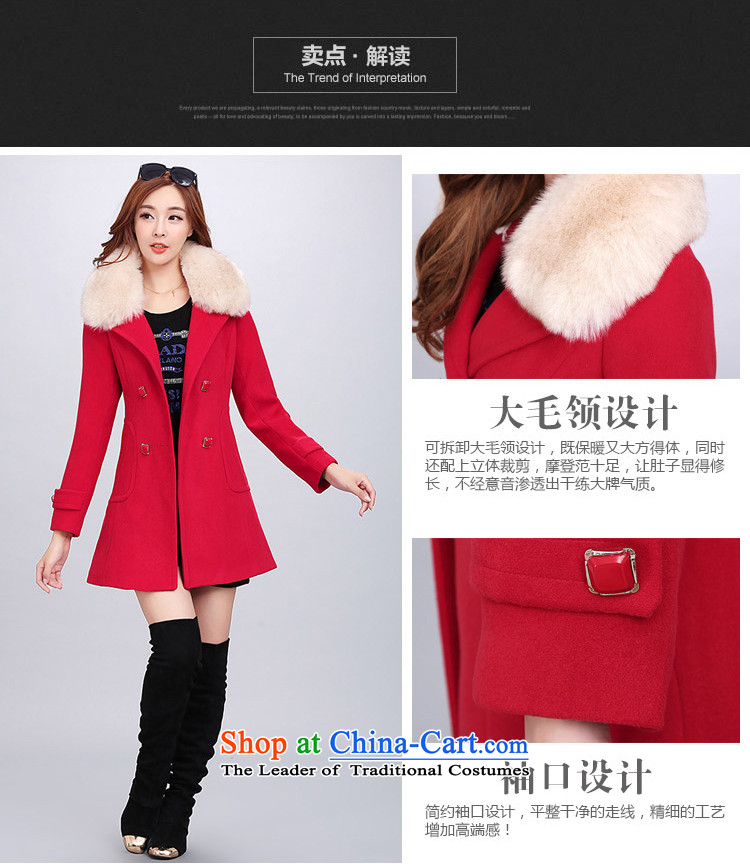 The caddy by 2015 autumn and winter new protagonists for women Korean jacket Sau San double-coats women 2018 gross? red L picture, prices, brand platters! The elections are supplied in the national character of distribution, so action, buy now enjoy more preferential! As soon as possible.