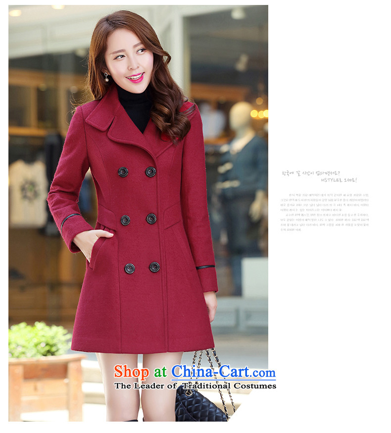 In accordance with the court on the 2015 autumn and winter new Korean women in long hair? female suits for jacket for larger a wool coat female YSG6522 navy M picture, prices, brand platters! The elections are supplied in the national character of distribution, so action, buy now enjoy more preferential! As soon as possible.