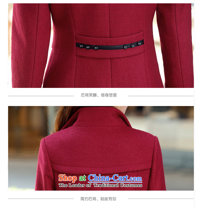 In accordance with the court on the 2015 autumn and winter new Korean women in long hair? female suits for jacket for larger a wool coat female YSG6522 navy M picture, prices, brand platters! The elections are supplied in the national character of distribution, so action, buy now enjoy more preferential! As soon as possible.