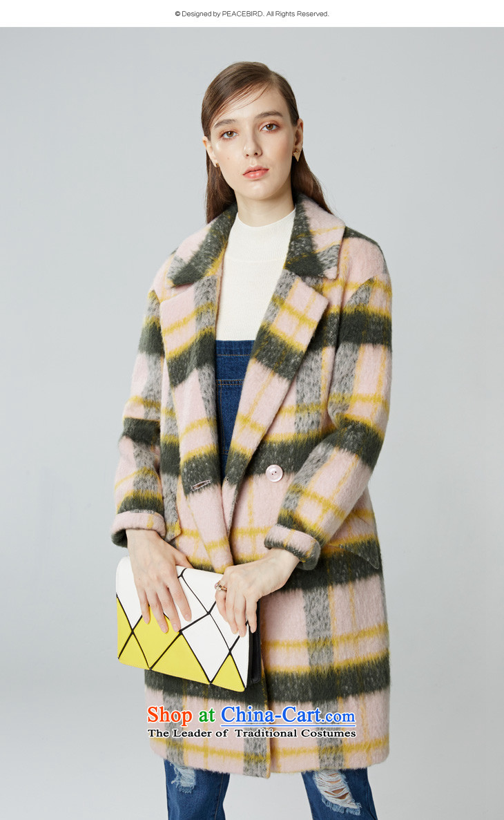 The elections on 26 November new products as women peacebird 2015 winter grain character? coats new A4AA54522 blue plaid M picture, prices, brand platters! The elections are supplied in the national character of distribution, so action, buy now enjoy more preferential! As soon as possible.