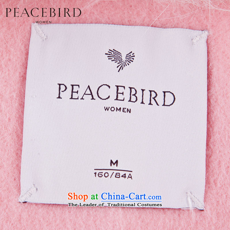 The elections on 26 November new products as women peacebird 2015 new products for winter coats A4AA54524 round-neck collar pink M PEACEBIRD shopping on the Internet has been pressed.