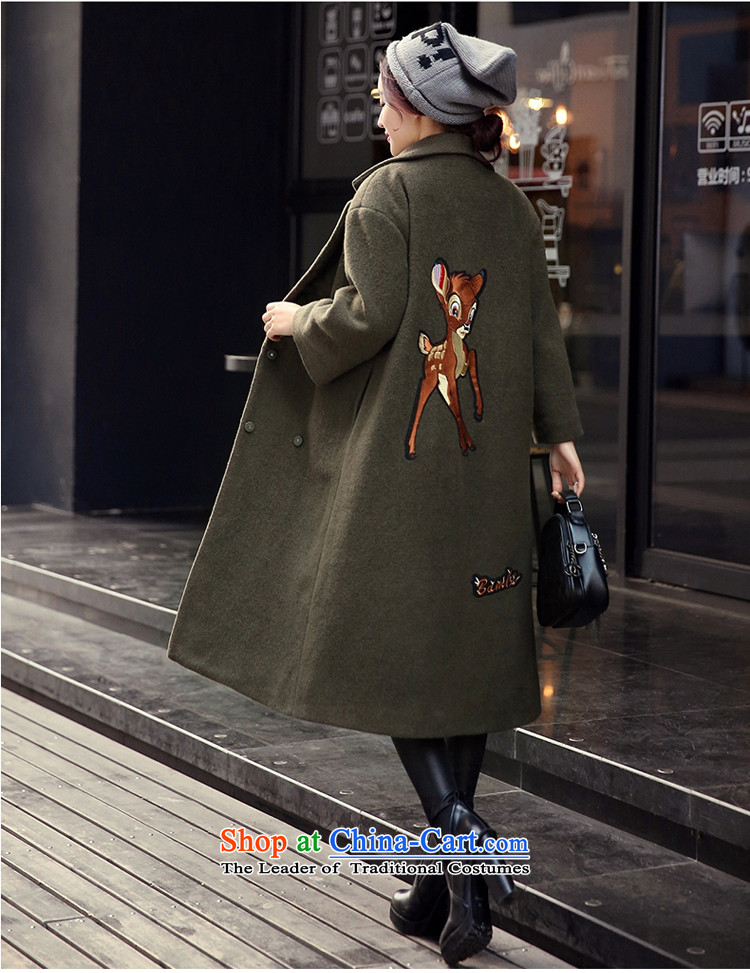 A7a2015 New Winter Sorok plaque than gross? female Korean version of the jacket long wool coat jacket female 8971? the red-orange S code picture, prices, brand platters! The elections are supplied in the national character of distribution, so action, buy now enjoy more preferential! As soon as possible.