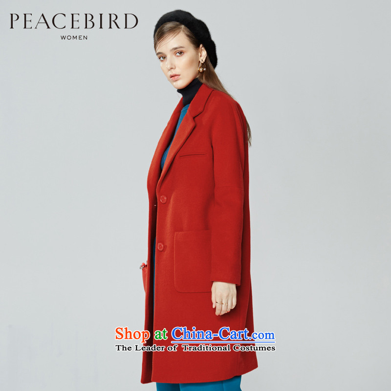 [ New shining peacebird Women's Health 2015 winter clothing new products for long suit coats A4AA54525 GREEN S PEACEBIRD shopping on the Internet has been pressed.