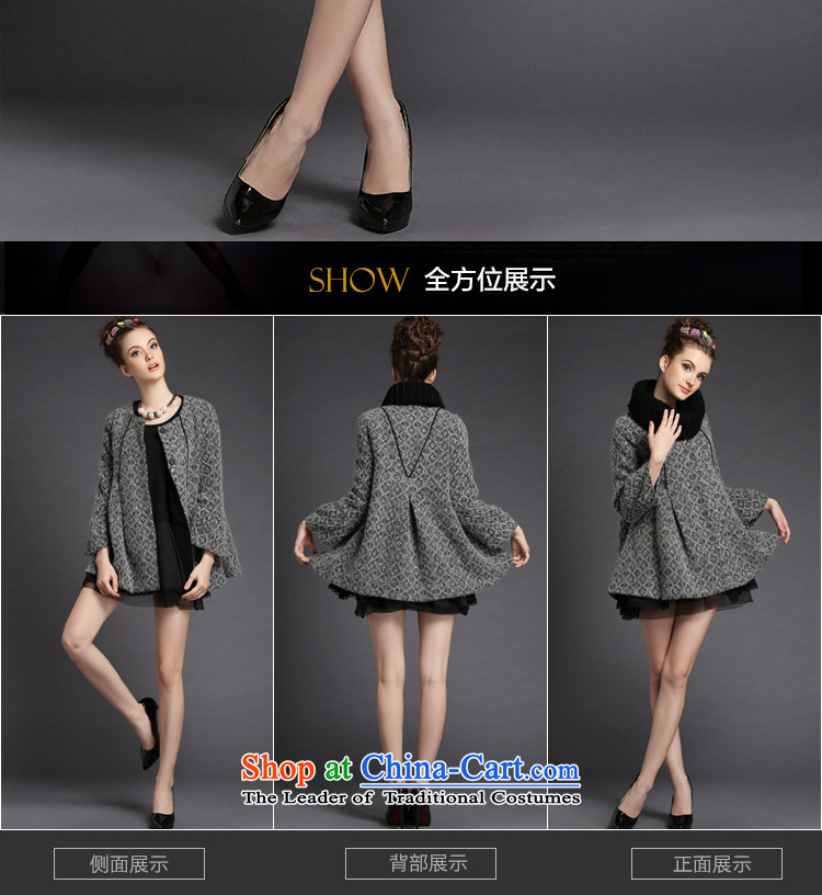 The Princess's 2015 winter coats new wool? female stylish loose video thin a jacket G286 GRAY M picture, prices, brand platters! The elections are supplied in the national character of distribution, so action, buy now enjoy more preferential! As soon as possible.