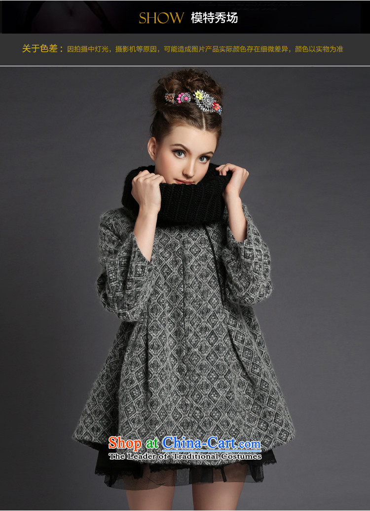 The Princess's 2015 winter coats new wool? female stylish loose video thin a jacket G286 GRAY M picture, prices, brand platters! The elections are supplied in the national character of distribution, so action, buy now enjoy more preferential! As soon as possible.
