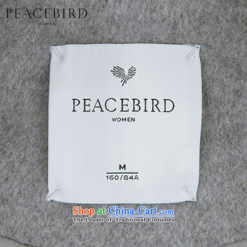 The elections on 26 November new products as women peacebird 2015 winter clothing new products even turning cuff A4AA54527 coats , gray? peacebird shopping on the Internet has been pressed.