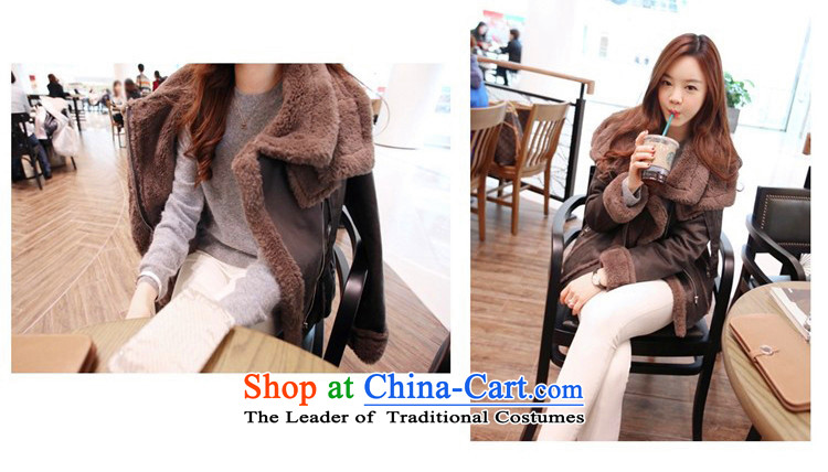  Ms. Chong Wook 2015 winter clothes boutique quality female lapel thick hair? lamb fur coats Korean brown velvet M picture, prices, brand platters! The elections are supplied in the national character of distribution, so action, buy now enjoy more preferential! As soon as possible.