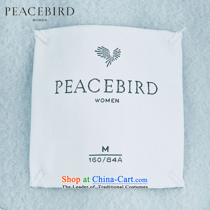 On 3 December elections as soon as possible new peacebird women 2015 winter clothing new products, double-coats A4AA54529 light blue M PEACEBIRD shopping on the Internet has been pressed.