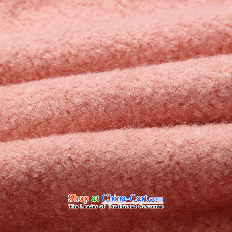 Large hazel women Fleece Jacket a wool coat 2015 winter clothing new pink XL, Hazel (yartcs) , , , shopping on the Internet