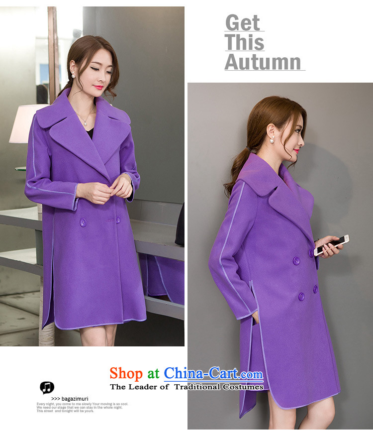 The YOYO optimization with 2015 winter clothing stylish lapel side of the wristband coats jacket V1837 gross? purple XL Photo, prices, brand platters! The elections are supplied in the national character of distribution, so action, buy now enjoy more preferential! As soon as possible.