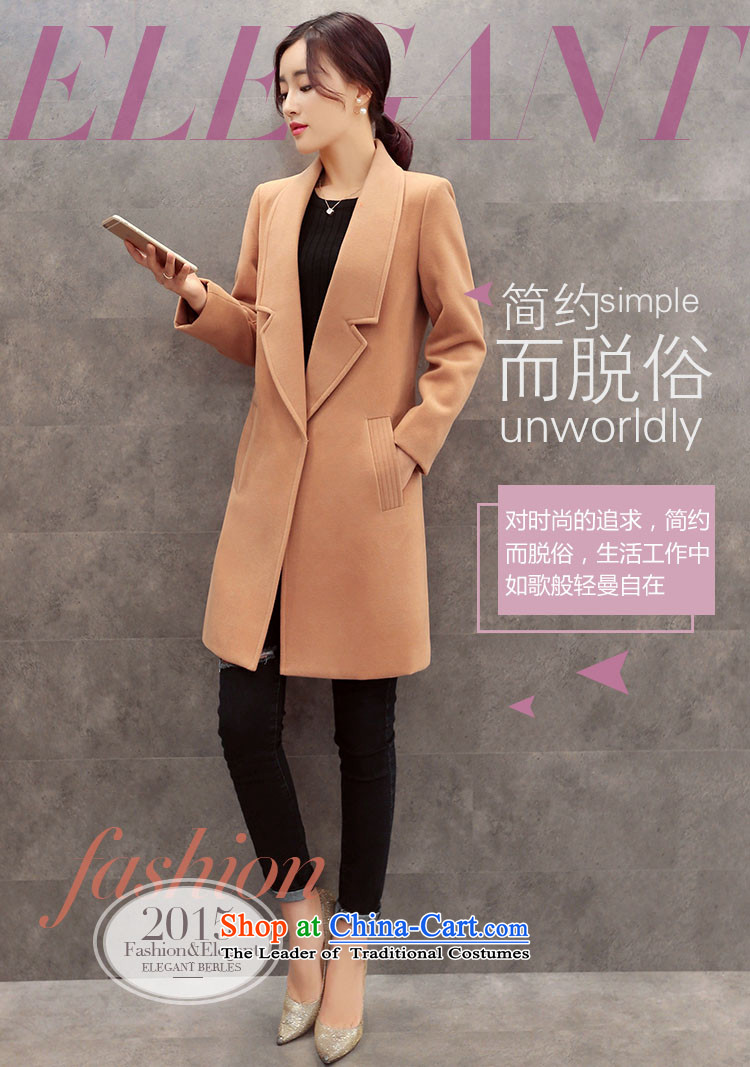 Lozet 2015 autumn and winter new women's stylish Korean temperament lapel in Sau San long double-side Gross Gross Jacket coat?? a red plus cotton XL Photo, prices, brand platters! The elections are supplied in the national character of distribution, so action, buy now enjoy more preferential! As soon as possible.