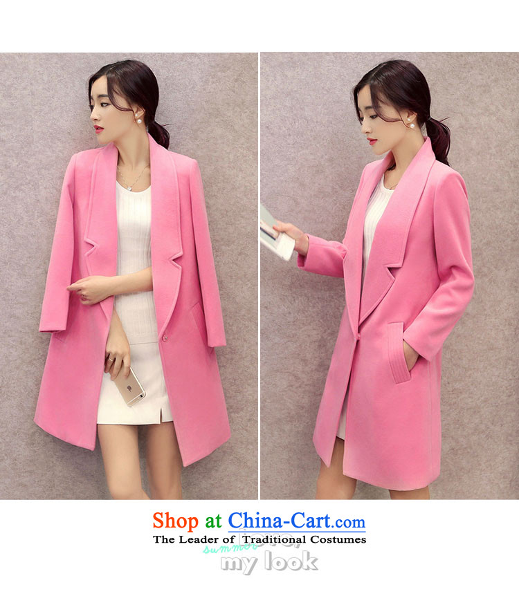 Lozet 2015 autumn and winter new women's stylish Korean temperament lapel in Sau San long double-side Gross Gross Jacket coat?? a red plus cotton XL Photo, prices, brand platters! The elections are supplied in the national character of distribution, so action, buy now enjoy more preferential! As soon as possible.