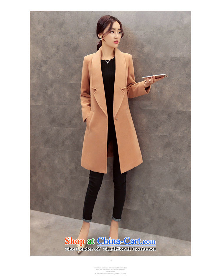 Lozet 2015 autumn and winter new women's stylish Korean temperament lapel in Sau San long double-side Gross Gross Jacket coat?? a red plus cotton XL Photo, prices, brand platters! The elections are supplied in the national character of distribution, so action, buy now enjoy more preferential! As soon as possible.