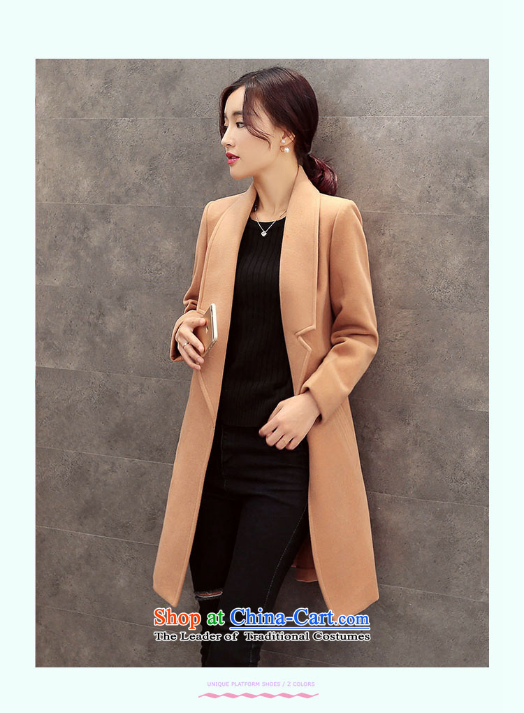 Lozet 2015 autumn and winter new women's stylish Korean temperament lapel in Sau San long double-side Gross Gross Jacket coat?? a red plus cotton XL Photo, prices, brand platters! The elections are supplied in the national character of distribution, so action, buy now enjoy more preferential! As soon as possible.