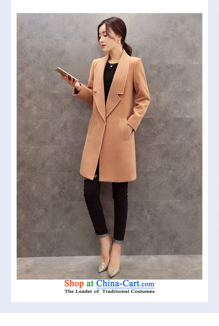 Lozet 2015 autumn and winter new women's stylish Korean temperament lapel in Sau San long double-side Gross Gross Jacket coat?? a red plus cotton XL Photo, prices, brand platters! The elections are supplied in the national character of distribution, so action, buy now enjoy more preferential! As soon as possible.