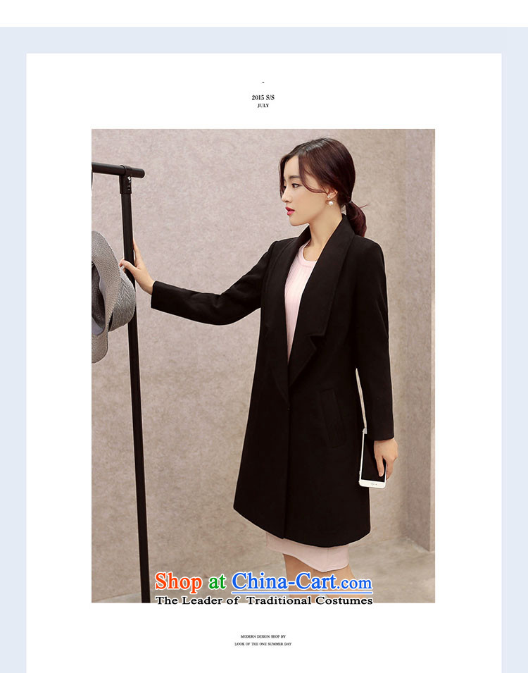 Lozet 2015 autumn and winter new women's stylish Korean temperament lapel in Sau San long double-side Gross Gross Jacket coat?? a red plus cotton XL Photo, prices, brand platters! The elections are supplied in the national character of distribution, so action, buy now enjoy more preferential! As soon as possible.