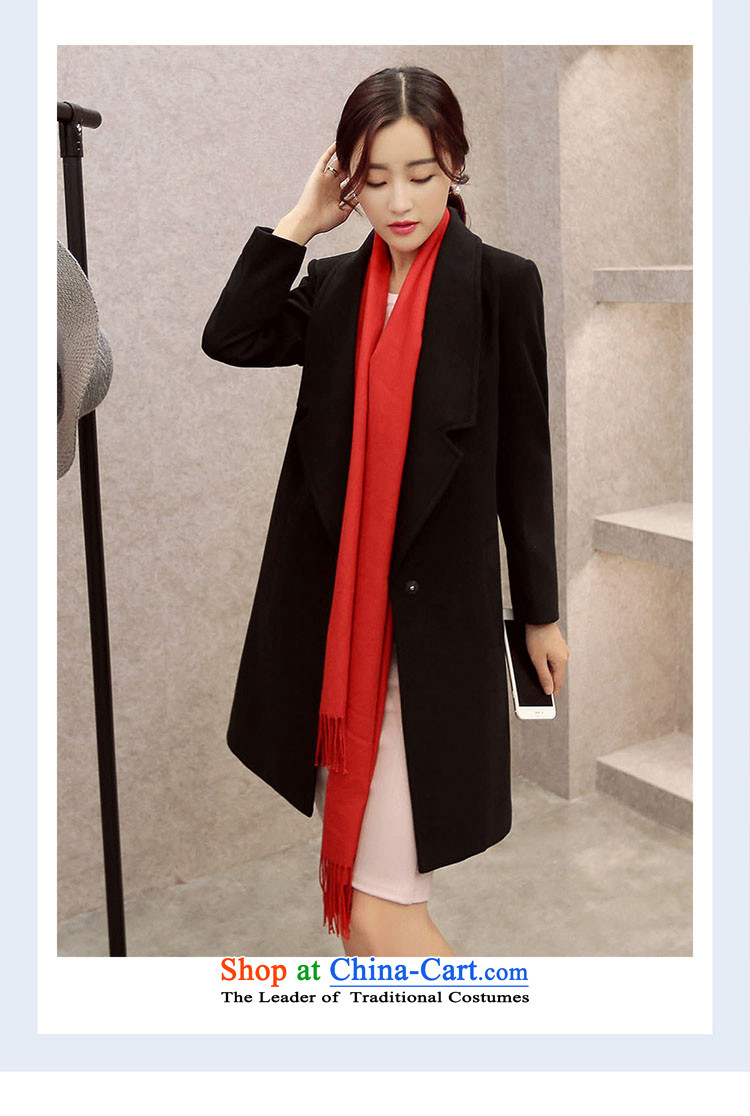 Lozet 2015 autumn and winter new women's stylish Korean temperament lapel in Sau San long double-side Gross Gross Jacket coat?? a red plus cotton XL Photo, prices, brand platters! The elections are supplied in the national character of distribution, so action, buy now enjoy more preferential! As soon as possible.