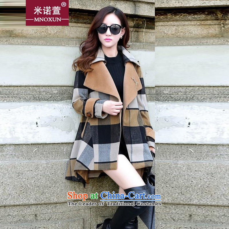 Mineau Xuan by 2015 new women's graphics thin haircolor picture K310_ jacket?M