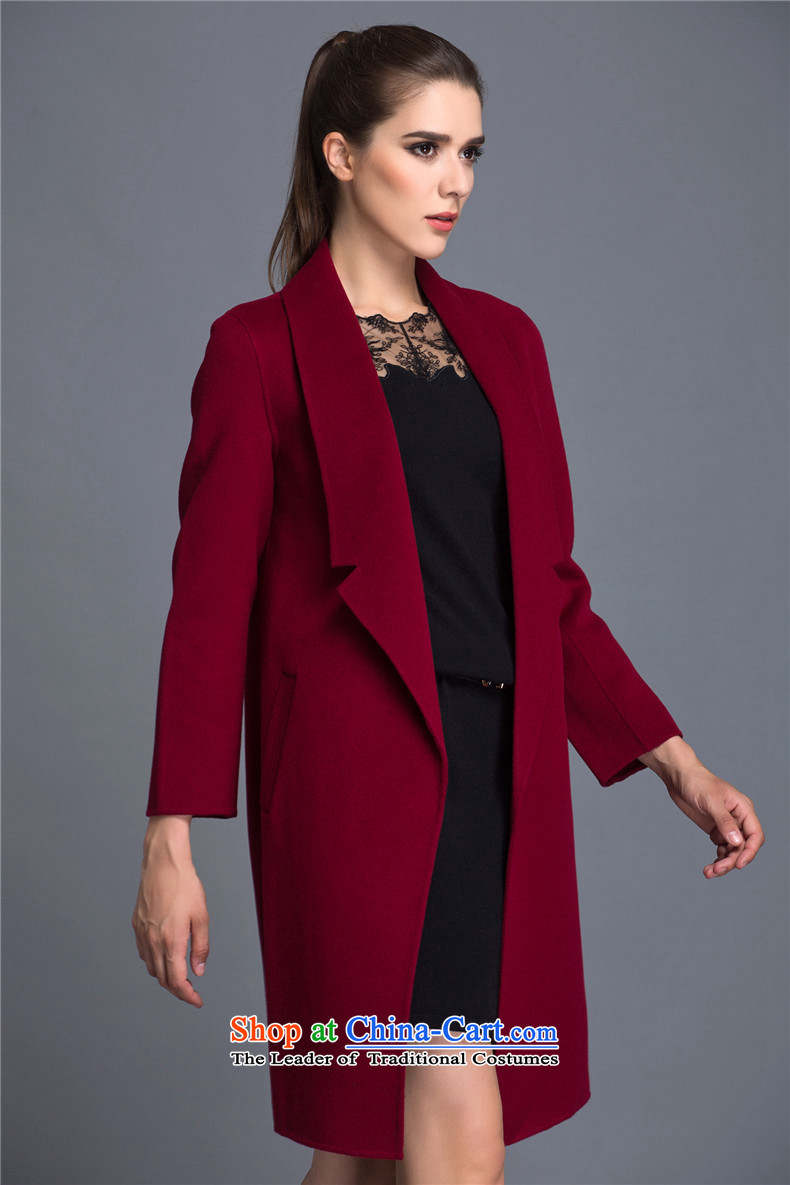 Hengyuan Cheung Women 100% Pure Wool double-side COAT 2015 autumn and winter Ms. New Version won long gross? jacket dark gray M. picture, prices, brand platters! The elections are supplied in the national character of distribution, so action, buy now enjoy more preferential! As soon as possible.