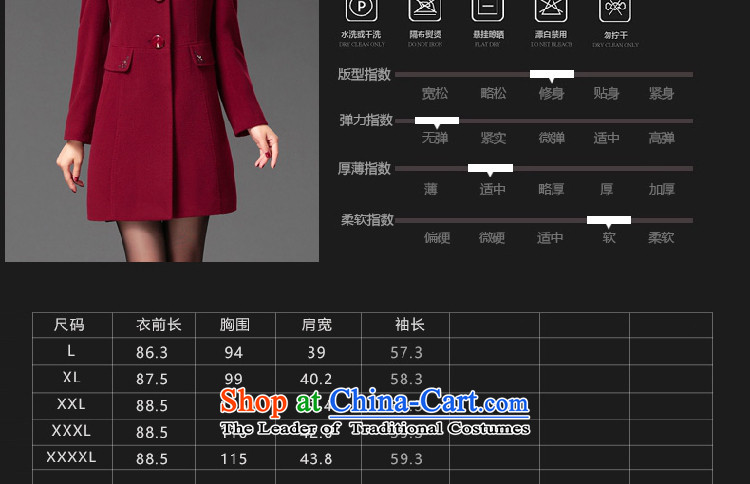 In accordance with the largest number of star women for winter coats of older gross? mother woolen coats that long coat female 035 Red 4XL Photo, prices, brand platters! The elections are supplied in the national character of distribution, so action, buy now enjoy more preferential! As soon as possible.