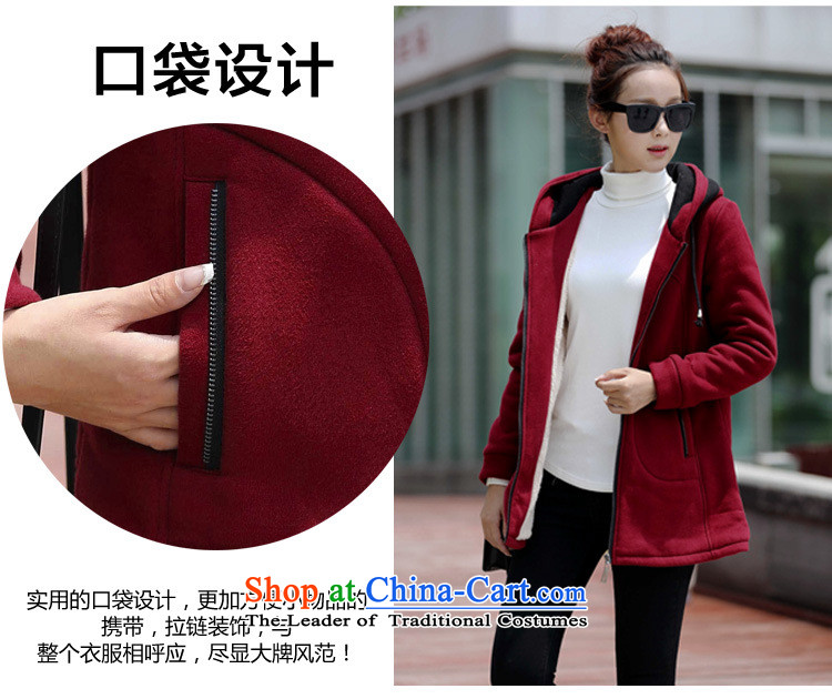 Morning to 2015 autumn and winter new Korean version of large numbers of female add extra thick inner pot gross wool sweater knocked color spell followed in long warm jacket cardigan dark green 4XL RECOMMENDATIONS 150 - 160131 catty picture, prices, brand platters! The elections are supplied in the national character of distribution, so action, buy now enjoy more preferential! As soon as possible.