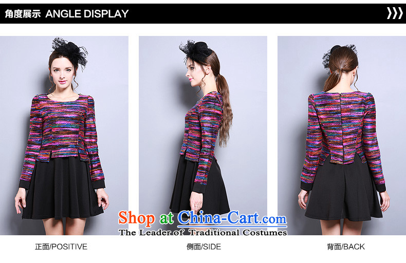 Luo Shani flower code women for winter thick sister to intensify the graphics thin long-sleeved stitching thick mm dresses 13,300 Red 4XL Photo, prices, brand platters! The elections are supplied in the national character of distribution, so action, buy now enjoy more preferential! As soon as possible.