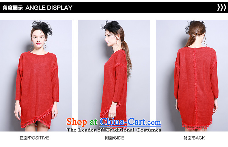 Luo Shani Flower Code women's dresses thick sister winter clothing new Drop-Needle LS increase to loose video thin 13301 mm thick black 4XL- pre-sale within 3 days of the Shipment Picture, prices, brand platters! The elections are supplied in the national character of distribution, so action, buy now enjoy more preferential! As soon as possible.