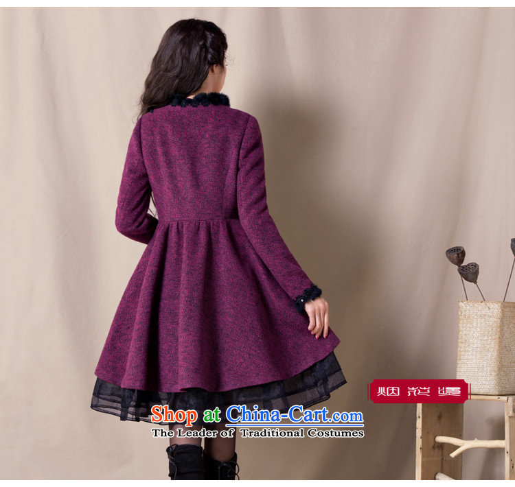 Fireworks Hot Winter 2015 new women's retro look A version with Sau San-jacket coat language? gross fai be red ZOSHIKI L 15 days pre-sale prices, pictures, brand platters! The elections are supplied in the national character of distribution, so action, buy now enjoy more preferential! As soon as possible.