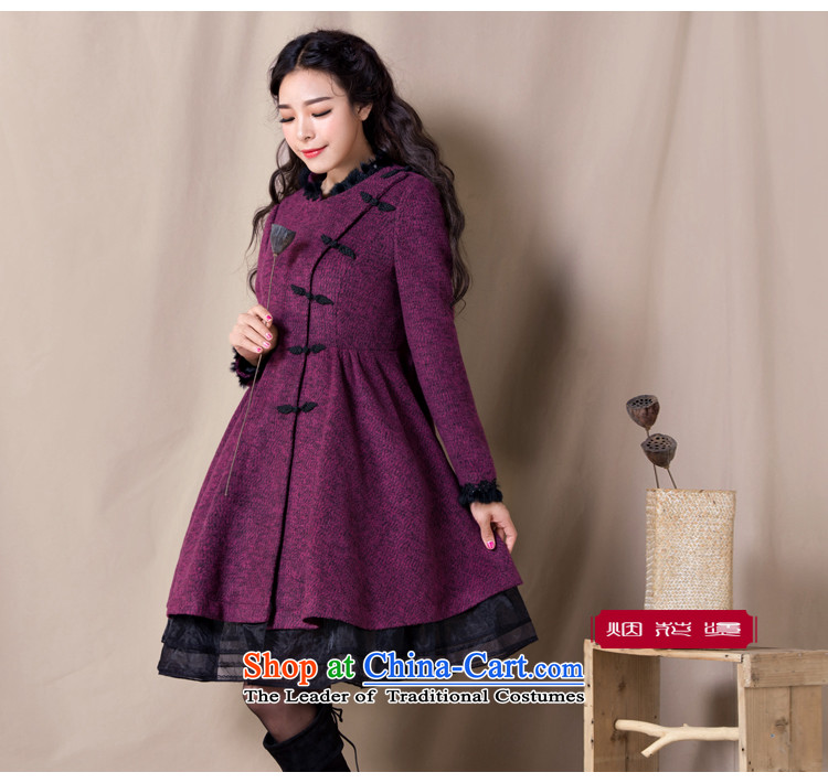 Fireworks Hot Winter 2015 new women's retro look A version with Sau San-jacket coat language? gross fai be red ZOSHIKI L 15 days pre-sale prices, pictures, brand platters! The elections are supplied in the national character of distribution, so action, buy now enjoy more preferential! As soon as possible.