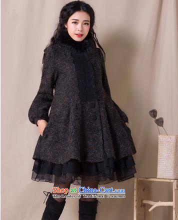 Fireworks Hot Winter 2015 new women's temperament really gross for loose fit jacket coat gross? the cloud to black M 15 days pre-sale prices, pictures, brand platters! The elections are supplied in the national character of distribution, so action, buy now enjoy more preferential! As soon as possible.
